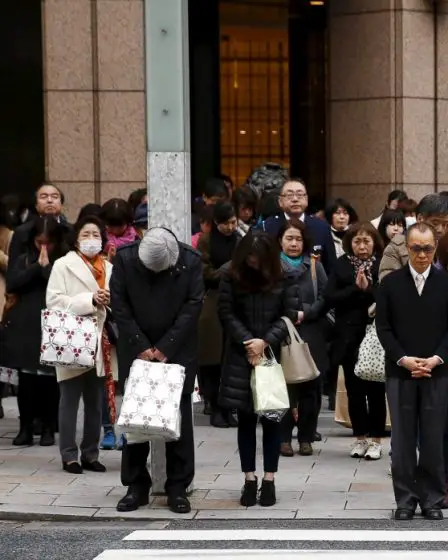 Cinq ans après la catastrophe du tsunami au Japon, les Japonais marquent l'occasion 8 Cinq ans après la catastrophe du tsunami au Japon, les Japonais marquent l'occasion - 7