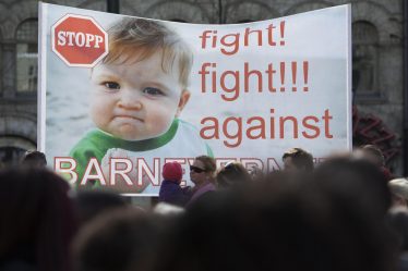 Manifestations contre la garde d'enfants norvégienne - 16