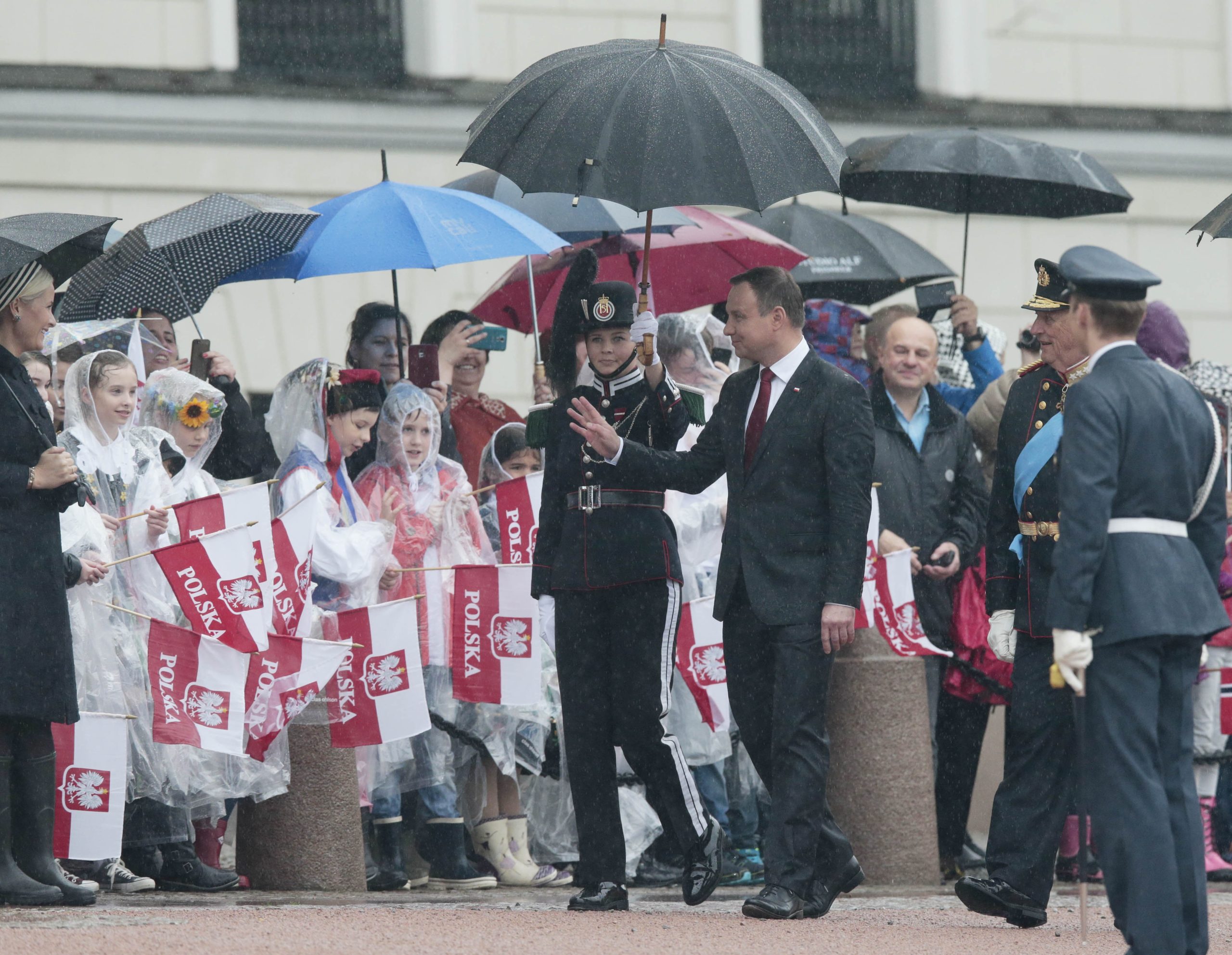 Le président polonais en discussion avec Erna Solberg 4 Le président polonais en discussion avec Erna Solberg - 3