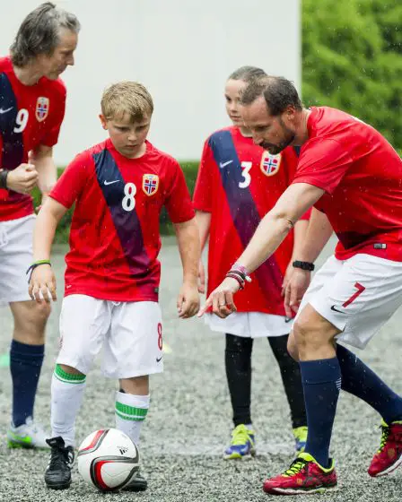 Match amical de kickabout à Skaugum - 1