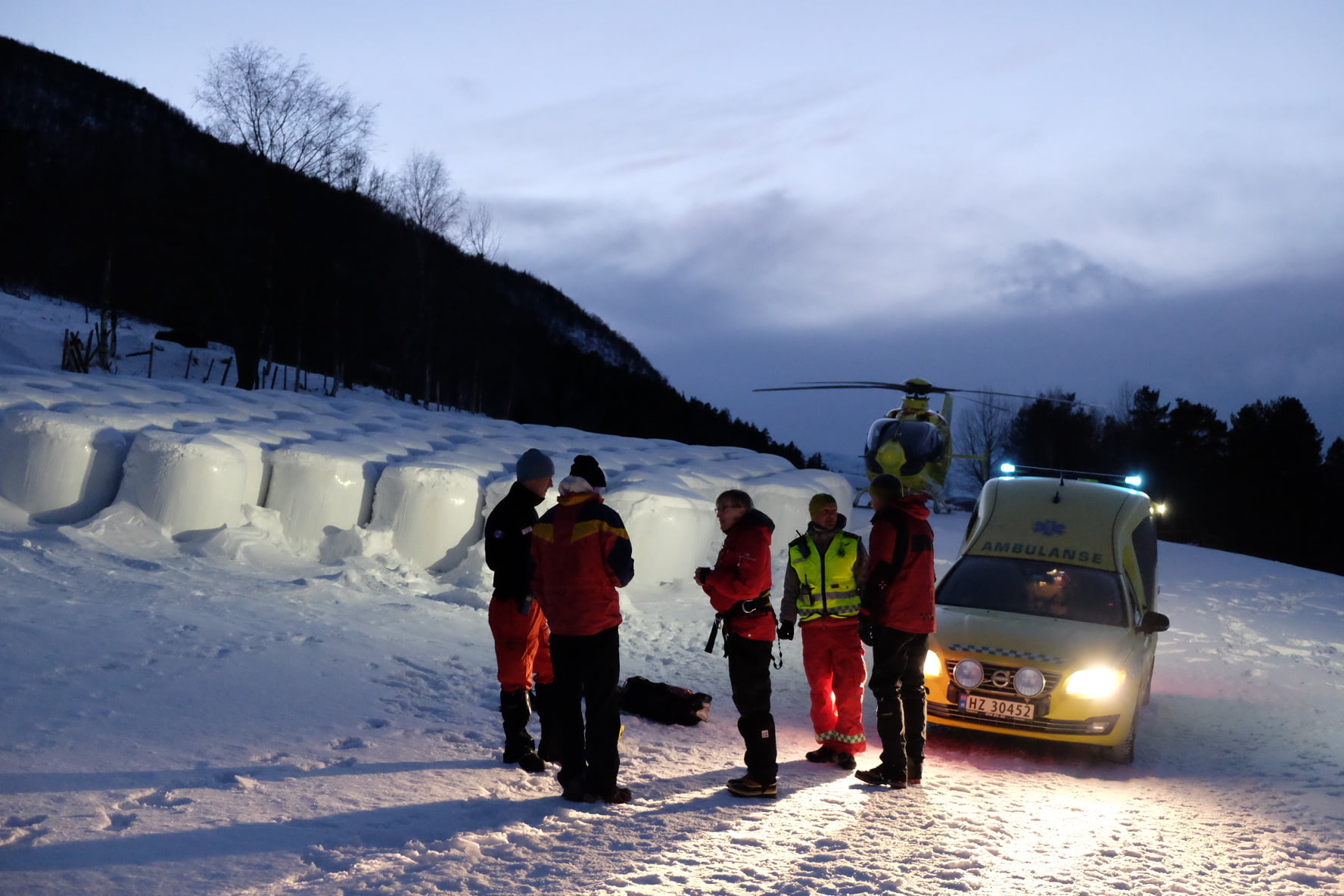 Père et fils pris par une avalanche à Oppland 4 Père et fils pris par une avalanche à Oppland - 3