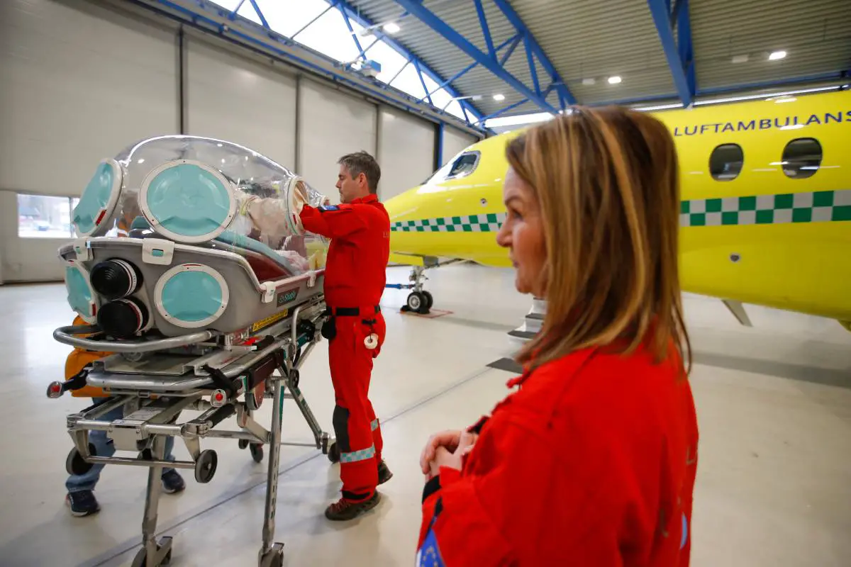 PHOTO : un avion-ambulance norvégien va chercher des patients en Ukraine - 9