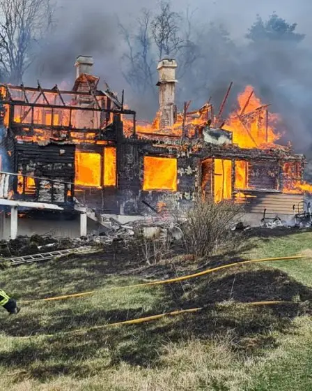 Quatre appartements entièrement détruits par un incendie sur l'île de Nøtterøy - 16