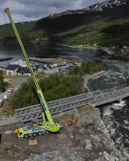 PHOTO: Un pont temporaire sur l'E6 à Troms ouvrira mercredi - 10