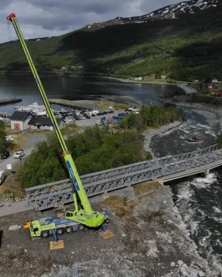 PHOTO: Un pont temporaire sur l'E6 à Troms ouvrira mercredi - 28