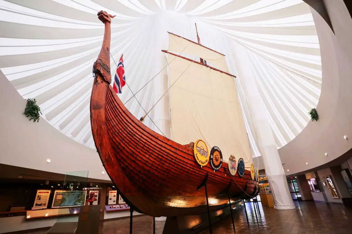 Commémoration : 40e anniversaire du voyage du navire viking Hjemkomst des États-Unis vers la Norvège - 3