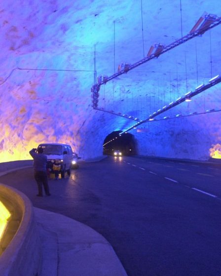 Un homme meurt dans un accident de la circulation dans le tunnel de Lærdal sur l'E16 - 13