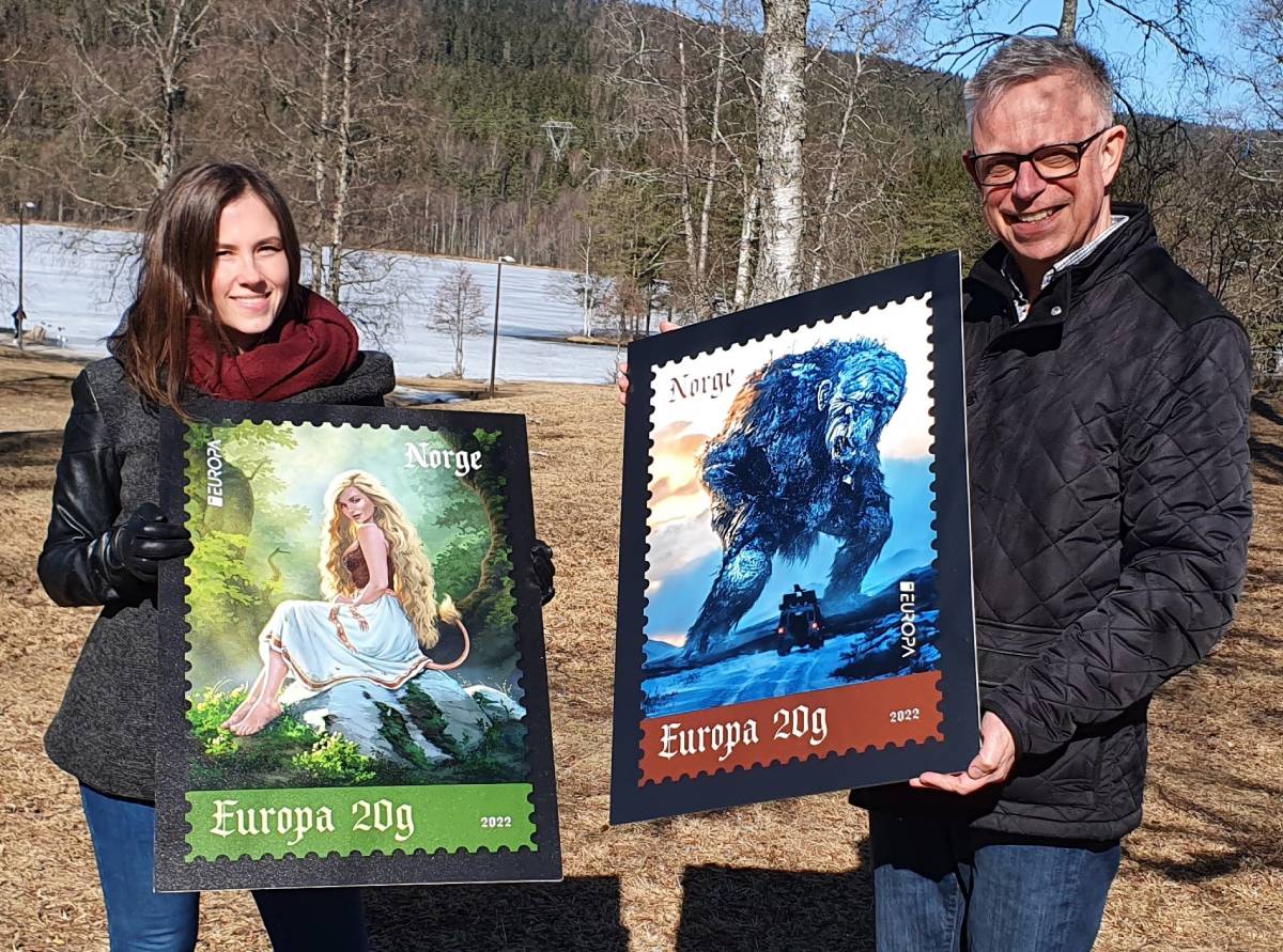 PHOTO : La poste norvégienne lance de nouveaux timbres avec des motifs hulder et troll - 3