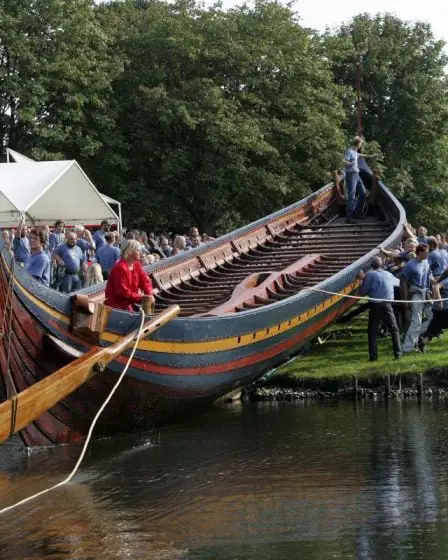 Roskilde : Lancement réussi de la réplique du navire viking "Havhingsten" malgré le mauvais temps 22 Roskilde : Lancement réussi de la réplique du navire viking "Havhingsten" malgré le mauvais temps - 21