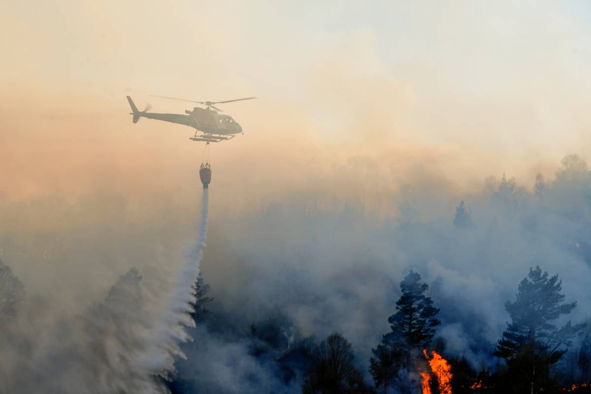 Le danger d'incendie de forêt dans le sud de la Norvège reste élevé : des hélicoptères supplémentaires doivent être en attente - 3