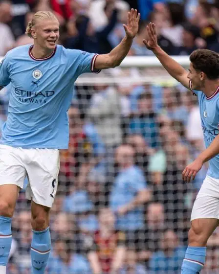 Julian Alvarez a déclaré que la chance de Man City venait après l'impact imprévu d'Erling Haaland 2 Julian Alvarez a déclaré que la chance de Man City venait après l'impact imprévu d'Erling Haaland - 1