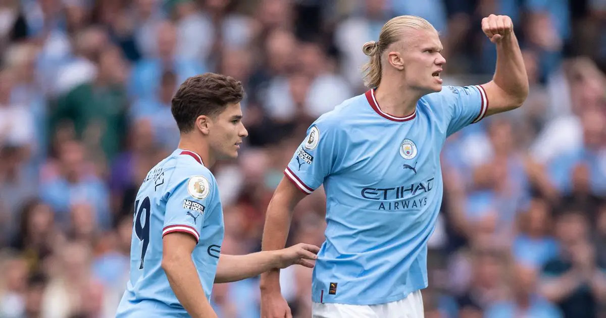 Julian Alvarez a le scénario parfait à Man City grâce à Erling Haaland - Dan Brown 4 Julian Alvarez a le scénario parfait à Man City grâce à Erling Haaland - Dan Brown - 3