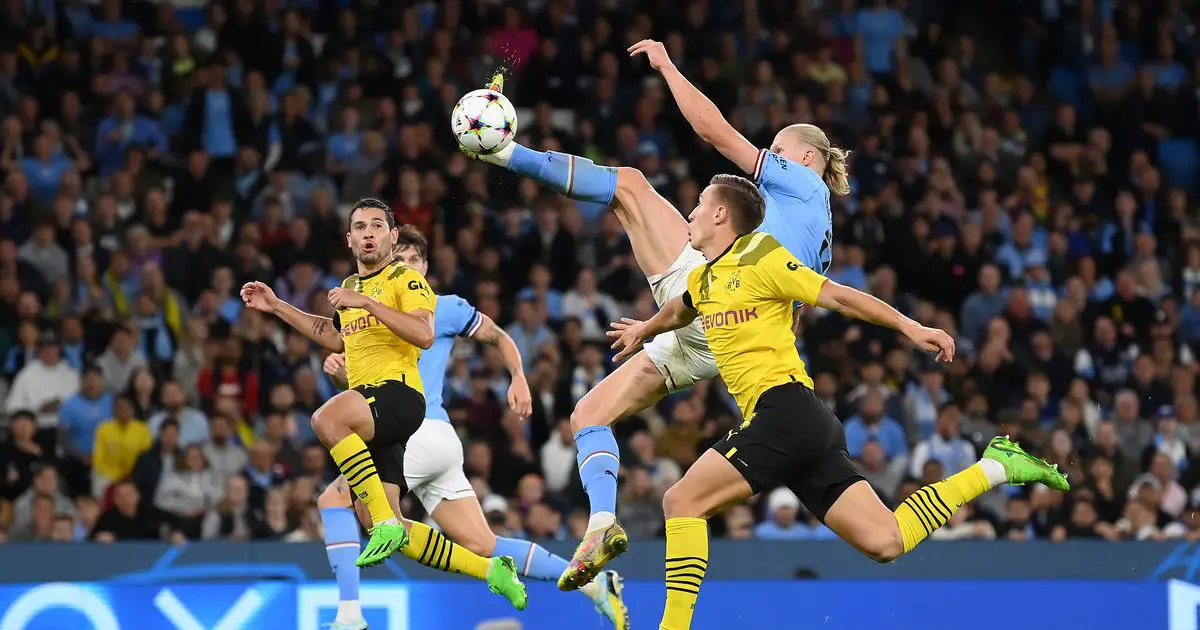 Erling Haaland admet son superbe but à Man City contre Dortmund 4 Erling Haaland admet son superbe but à Man City contre Dortmund - 3
