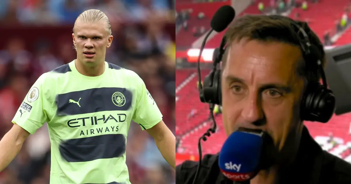 Gary Neville fait l'admission "injuste" d'Erling Haaland à Man City avec la prédiction du Ballon D'Or 4 Gary Neville fait l'admission "injuste" d'Erling Haaland à Man City avec la prédiction du Ballon D'Or - 3