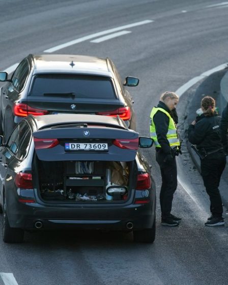 Un homme armé d'un couteau abattu par la police à Oslo - a tenté de monter dans des voitures sur l'E18 - 45