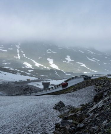 Col de Haukelifjell fermé en raison de la neige et des routes glissantes - 13