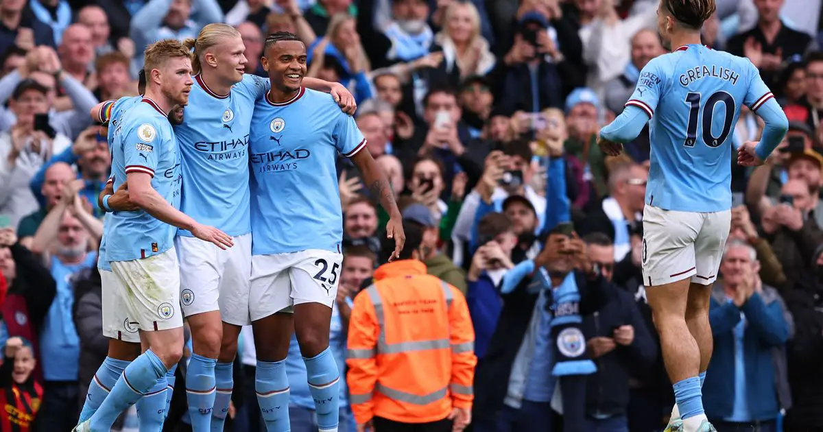 Manuel Akanji révèle le travail sur le terrain d'entraînement de Man City qui a créé le but d'Erling Haaland contre Brighton 4 Manuel Akanji révèle le travail sur le terrain d'entraînement de Man City qui a créé le but d'Erling Haaland contre Brighton - 3