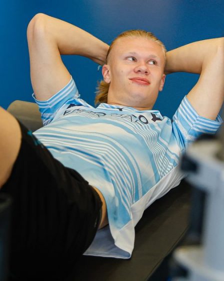 Pep Guardiola fait une blague à Erling Haaland après le régime de remise en forme de Man City - 7
