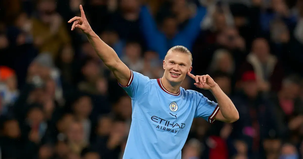 "Juste ridicule" - Les fans de Man City se déchaînent alors qu'Erling Haaland marque encore une fois en Ligue des champions 4 "Juste ridicule" - Les fans de Man City se déchaînent alors qu'Erling Haaland marque encore une fois en Ligue des champions - 3