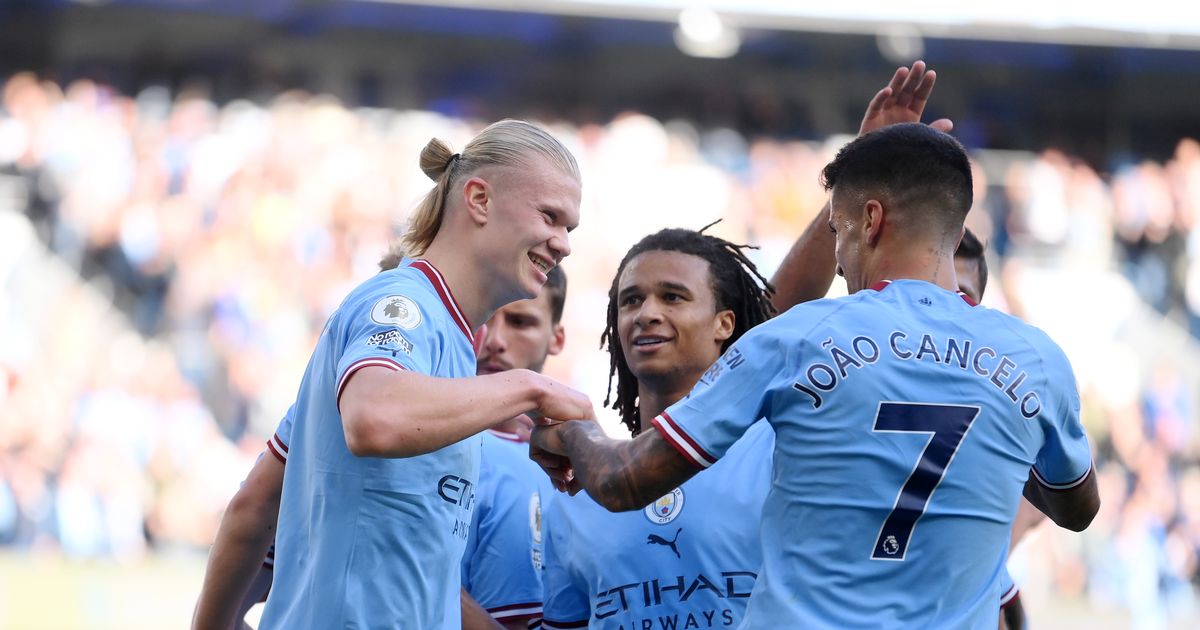 Erling Haaland marque à nouveau alors que le record de 63 ans est égalé par Man City contre Southampton 4 Erling Haaland marque à nouveau alors que le record de 63 ans est égalé par Man City contre Southampton - 3