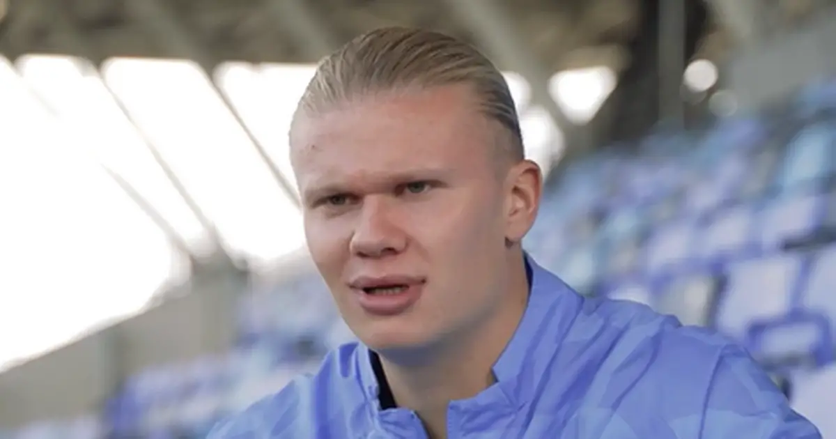 Erling Haaland fait un humble aveu sur la superbe forme de but de Man City 4 Erling Haaland fait un humble aveu sur la superbe forme de but de Man City - 3
