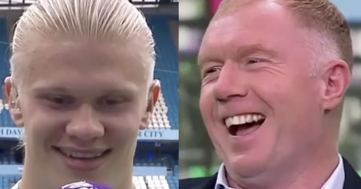 Comment Erling Haaland a réagi à la question du mauvais pied du grand Paul Scholes de Manchester United 4 Comment Erling Haaland a réagi à la question du mauvais pied du grand Paul Scholes de Manchester United - 3