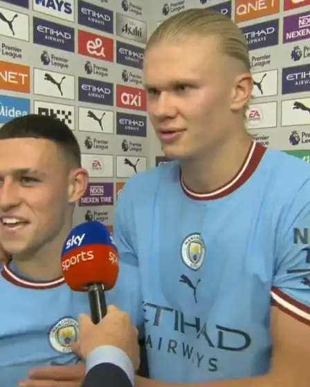 Erling Haaland donne un brillant verdict en deux mots sur son triplé de Man City contre Manchester United 2 Erling Haaland donne un brillant verdict en deux mots sur son triplé de Man City contre Manchester United - 1