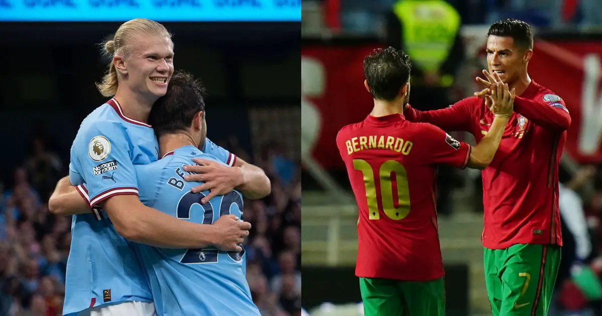 Bernardo Silva fait l'éloge du joueur de Manchester United Cristiano Ronaldo dans la comparaison d'Erling Haaland - 3