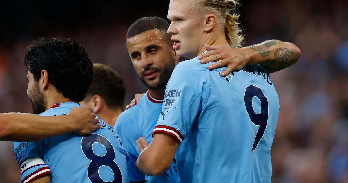 Kyle Walker fait la prédiction d'Erling Haaland au milieu d'une affirmation "impossible" sur l'attaquant de Man City 4 Kyle Walker fait la prédiction d'Erling Haaland au milieu d'une affirmation "impossible" sur l'attaquant de Man City - 3