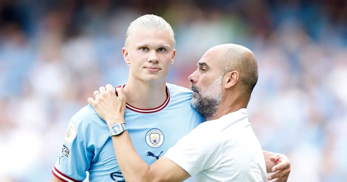 Le patron de Man City, Pep Guardiola, nomme la "plus grande compétence" invisible d'Erling Haaland qui l'a surpris 4 Le patron de Man City, Pep Guardiola, nomme la "plus grande compétence" invisible d'Erling Haaland qui l'a surpris - 3