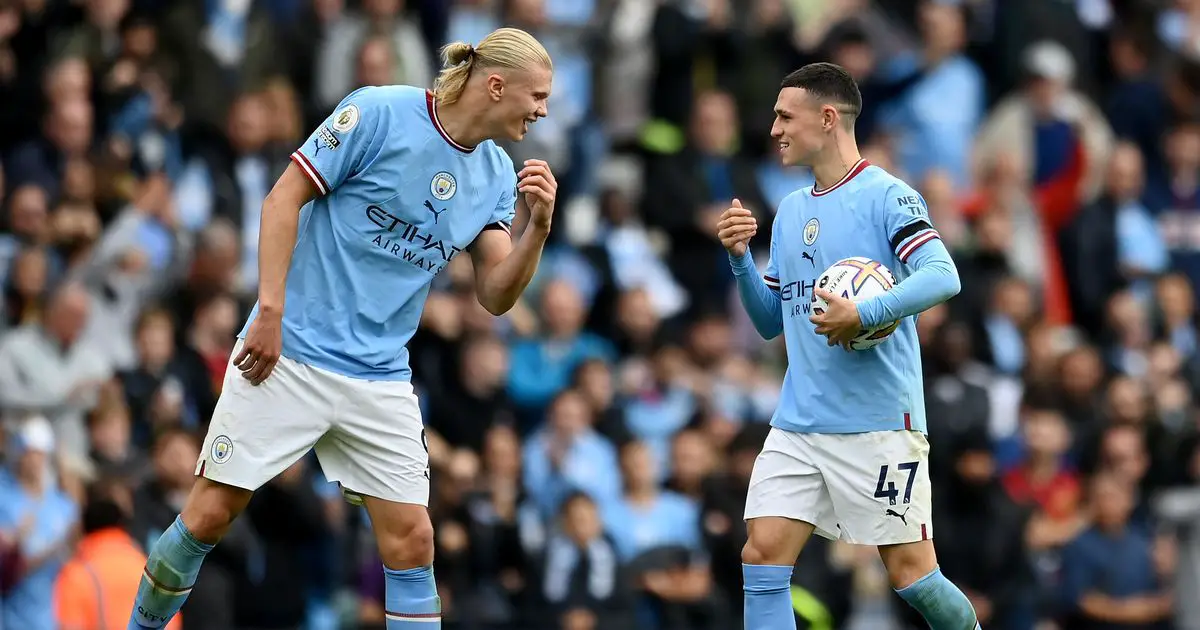 L'as de Man City, Phil Foden, révèle la plus grande différence entre Erling Haaland et Harry Kane 4 L'as de Man City, Phil Foden, révèle la plus grande différence entre Erling Haaland et Harry Kane - 3