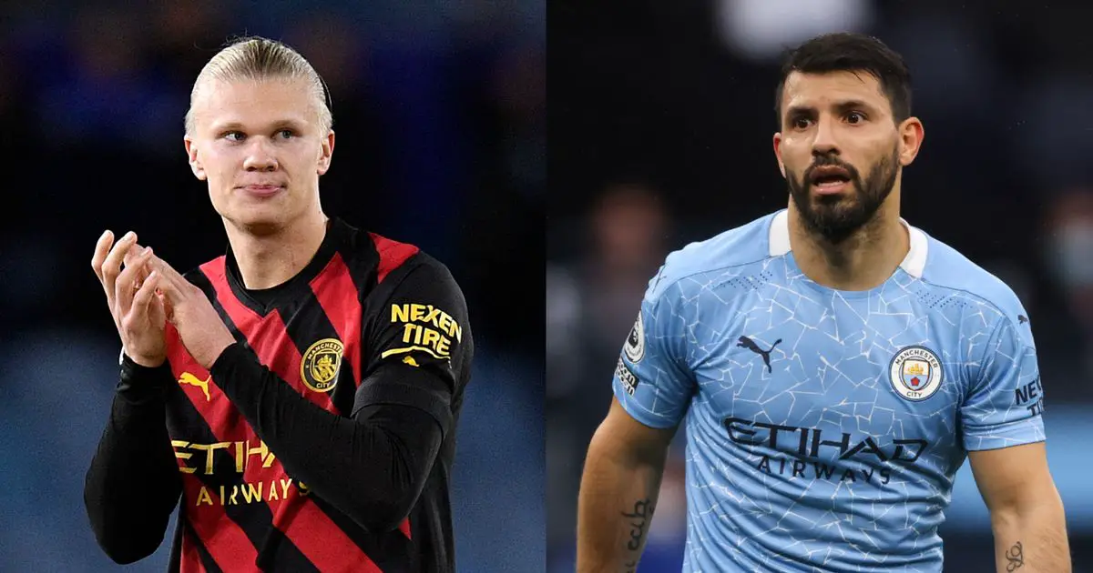 Sergio Aguero conseille à la superstar de Man City, Erling Haaland, de battre de nombreux records - 3