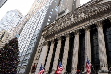 Wall Street chute depuis le début le dernier jour de bourse de l'année - 20