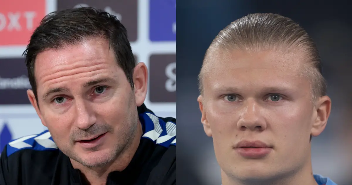 "Simple que ça" - Le patron d'Everton, Frank Lampard, révèle son intention d'arrêter Erling Haaland de Man City - 3