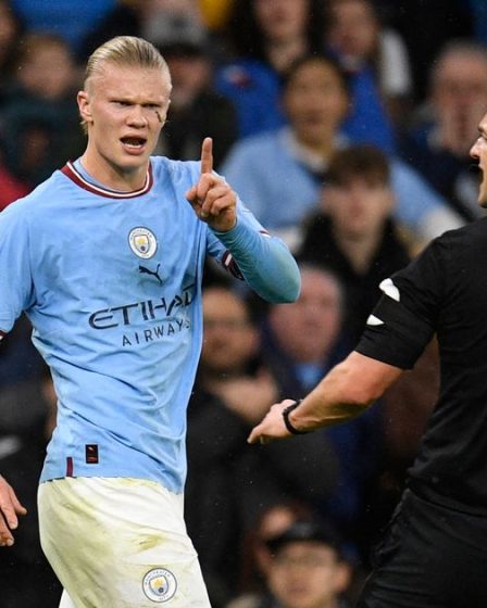 Erling Haaland a déclaré qu'il était un "homme chanceux" pour avoir évité un carton rouge direct à Man City contre Everton - 20