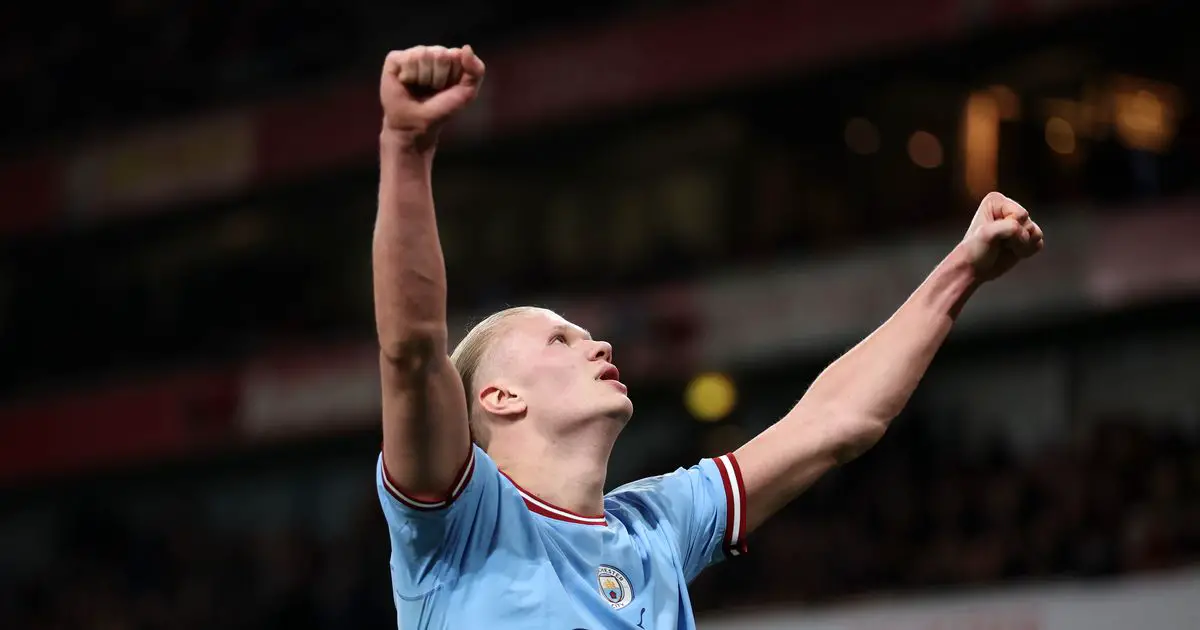 L'admission du record de buts d'Erling Haaland d'Alan Shearer après que Man City ait battu Arsenal - 3