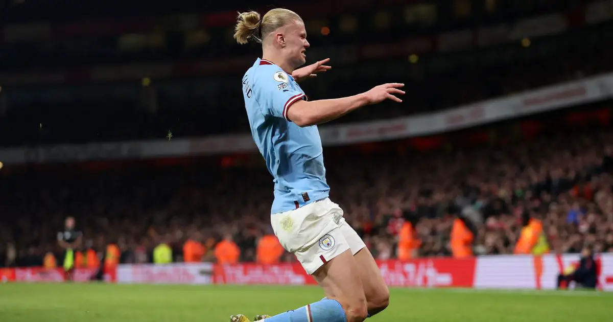Pep Guardiola loue la performance d'Erling Haaland pour Man City contre Arsenal 4 Pep Guardiola loue la performance d'Erling Haaland pour Man City contre Arsenal - 3