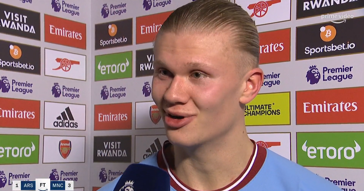 Erling Haaland fait l'éloge d'Arsenal après avoir marqué lors de la victoire de Man City 4 Erling Haaland fait l'éloge d'Arsenal après avoir marqué lors de la victoire de Man City - 3
