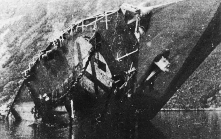 Narvik en 1940 : La bataille pour le nord de la Norvège 46 Bernd von Arnim dans le Rombaksfjord.