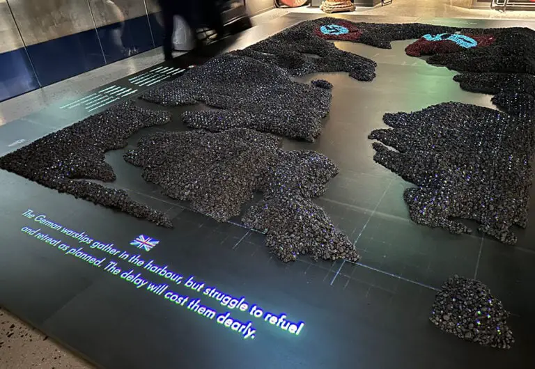 Narvik en 1940 : La bataille pour le nord de la Norvège 48 Carte interactive du musée de la guerre de Narvik