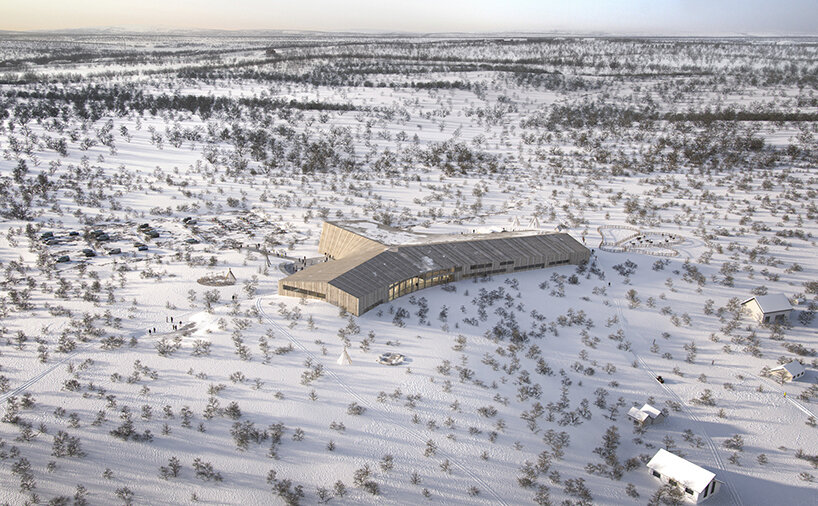 snøhetta dévoile la proposition gagnante d'un nouveau centre culturel en norvège 9 le projet d'installation culturelle de snøhetta en norvège célèbre l'artisanat indigène & ; les coutumes