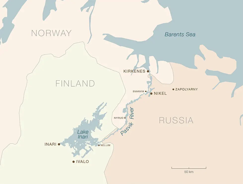À la frontière arctique de la Norvège avec la Russie, sauver la vie des réfugiés dans le froid extrême est une préoccupation plus importante qu'une invasion militaire. 22 À la frontière arctique de la Norvège avec la Russie, sauver la vie des réfugiés dans le froid extrême est une préoccupation plus importante qu'une invasion militaire. - 21