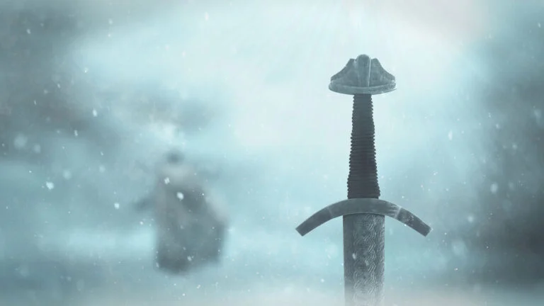 La langue viking de l'épée.
