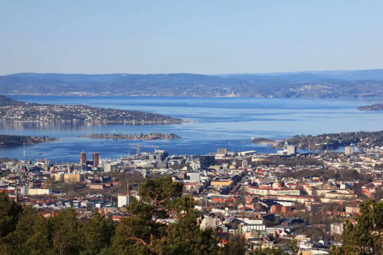 Une vue sur Oslo, en Norvège.
