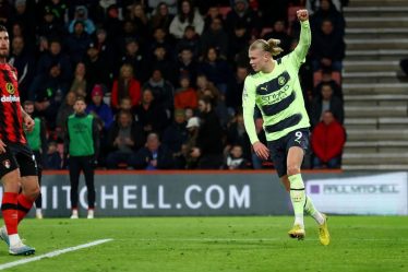 Erling Haaland prend le record de Man City sur Sergio Aguero avec le but de Bournemouth - 18