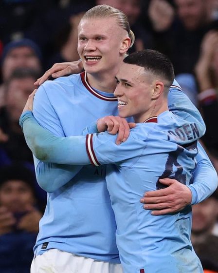 Phil Foden rend son verdict sur la question de savoir si Man City est meilleur avec Erling Haaland et fait la comparaison avec Harry Kane - 16