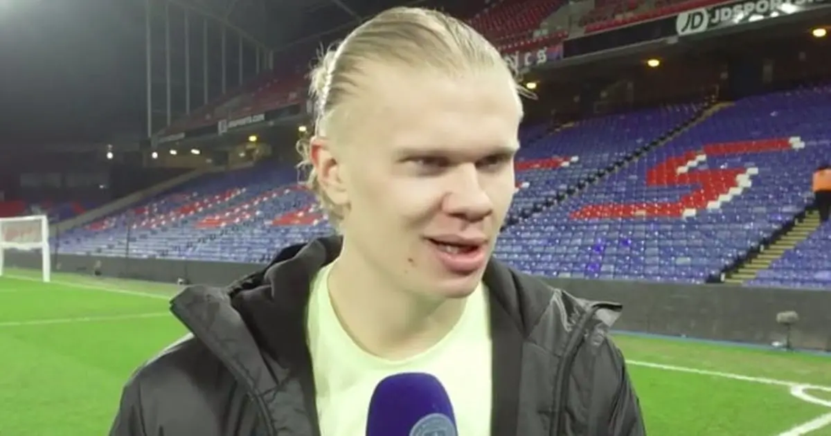 L'attaquant de Man City, Erling Haaland, revendique la course au titre de Premier League au milieu de la bataille d'Arsenal 4 L'attaquant de Man City, Erling Haaland, revendique la course au titre de Premier League au milieu de la bataille d'Arsenal - 3