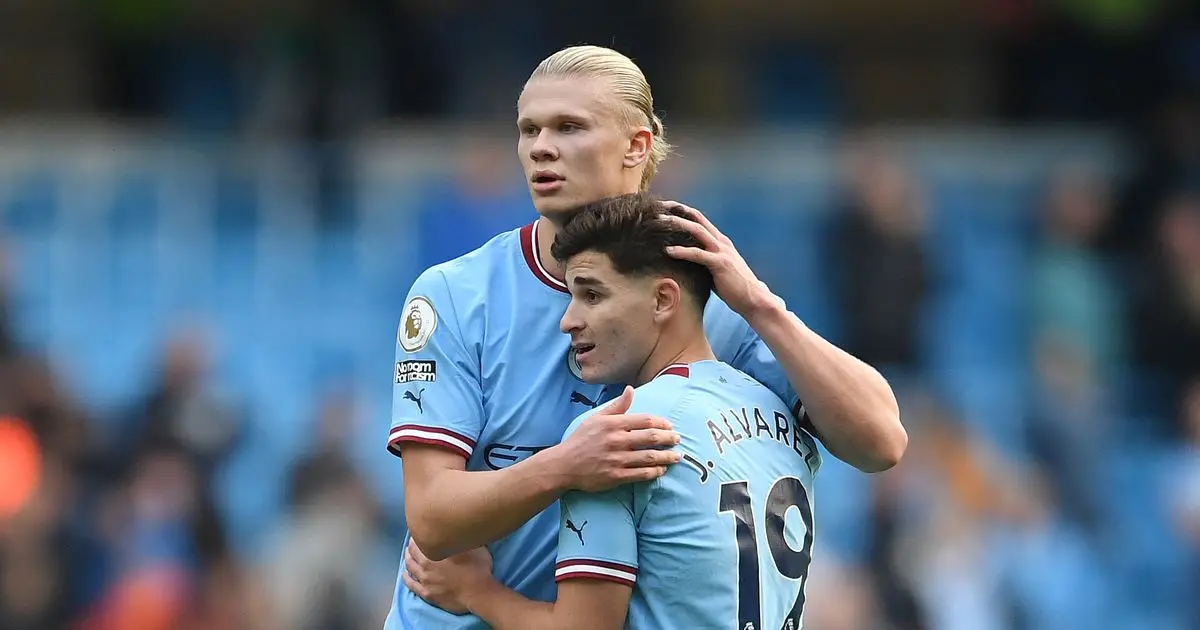Julian Alvarez s'ouvre sur la relation avec Erling Haaland et révèle le club préféré de l'as de Man City 4 Julian Alvarez s'ouvre sur la relation avec Erling Haaland et révèle le club préféré de l'as de Man City - 3