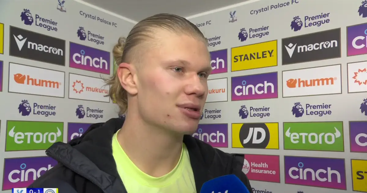 Erling Haaland dit que le résultat du Liverpool FC a donné à Man City un rappel utile avant la victoire de Crystal Palace 4 Erling Haaland dit que le résultat du Liverpool FC a donné à Man City un rappel utile avant la victoire de Crystal Palace - 3