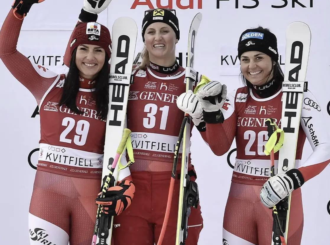 Récapitulation : Coupe du monde féminine de ski alpin à Kvitfjell, Norvège - La skieuse américaine Mikaela Shiffrin remporte le globe de cristal de la Coupe du monde de ski alpin 24 Triple podium autrichien